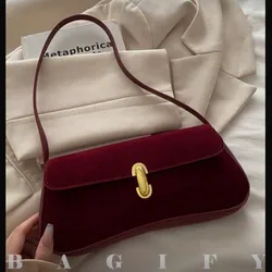 Bolso rojo burdeo pequeño