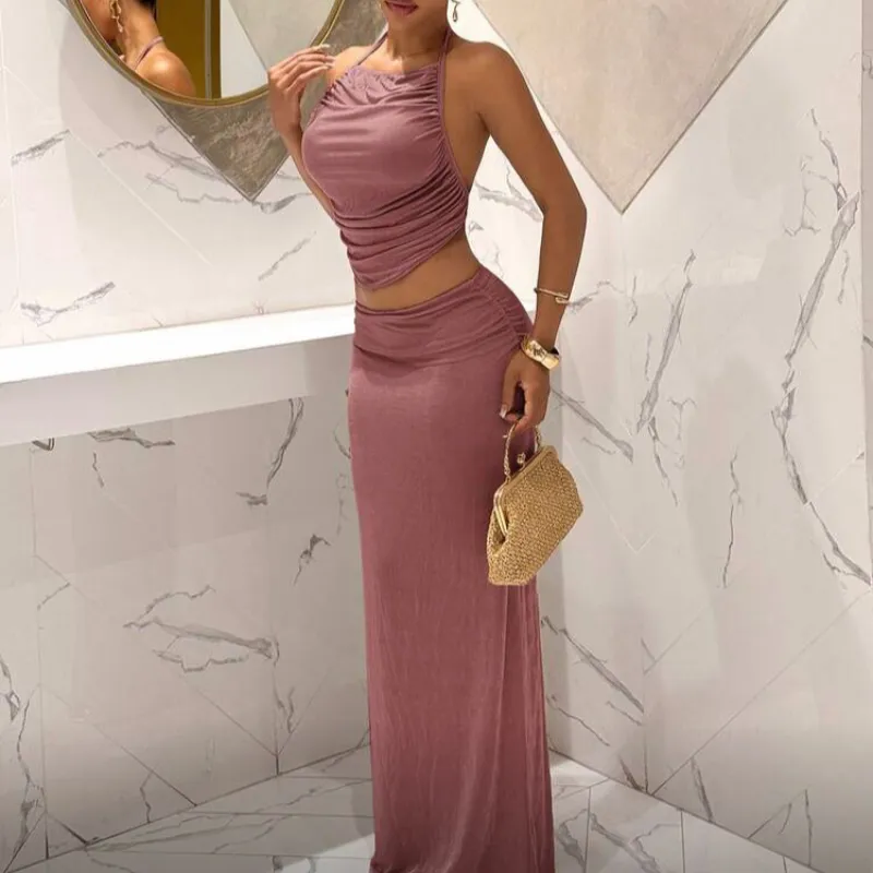 Cojunto salir rosa vieja