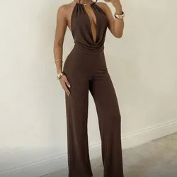Conjunto carmelita con aro al cuello
