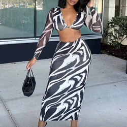 Conjunto con estampado de cebra