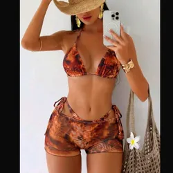 Conjunto d bikini estampado