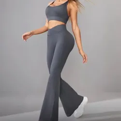 Conjunto gris pata ancha