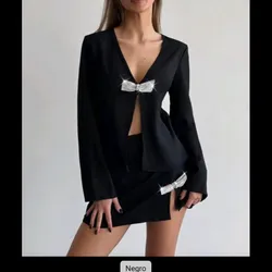 Conjunto negro de lazos noche