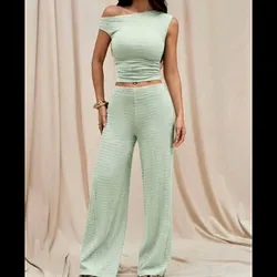 Conjunto verde menta