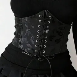 Corset con detalles de mariposas