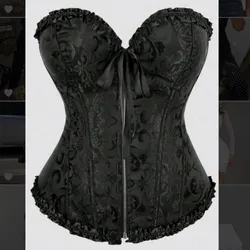 Corset negro estilo vintage