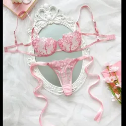 Lencería rosa