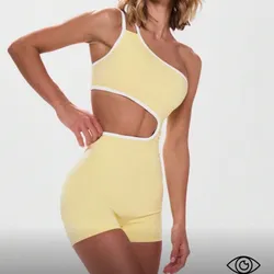 Mono musera amarillo claro