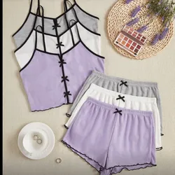 Set d pajamas con lazitos