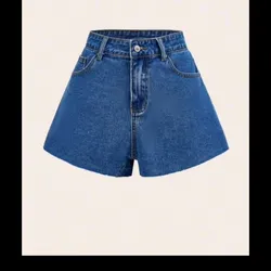 Shorts de mezclilla tela azul medio