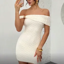 Vestido ajustado de punto con textura