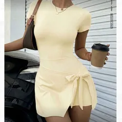 Vestido amarillo deportivo