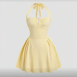 Vestido amarillo princesa