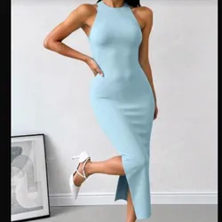 Vestido azul claro
