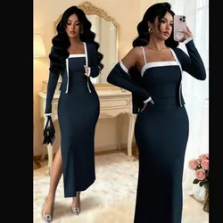 Vestido con suéter