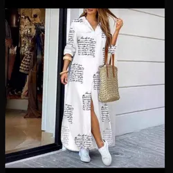 Vestido de letras talla grande