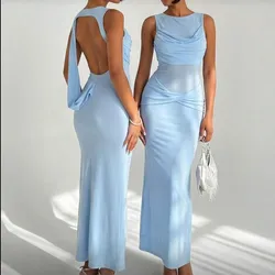 Vestido elegante azul