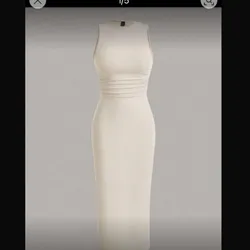 Vestido Liso beige