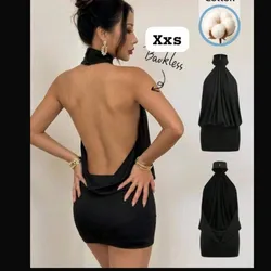 Vestido negro backless