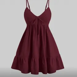 Vestido rojo primavera