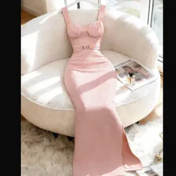 Vestido Rosa maxi