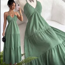 Vestido verde elegante