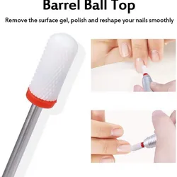 Fresa de barril banda  roja de cerámica