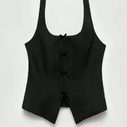 Blusa de lazos 
