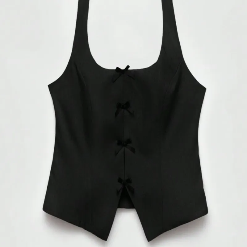 Blusa de lazos 