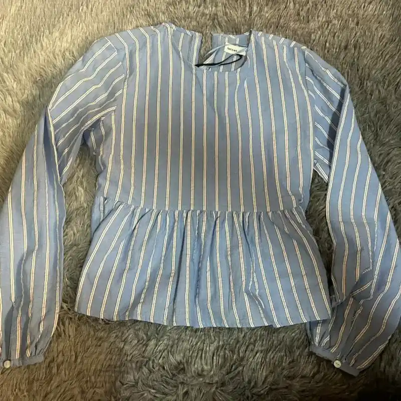 Blusa de Rayas mangas largas