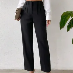 Pantalón negro con pinzas