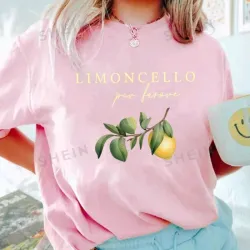 Pullover rosa limoncello