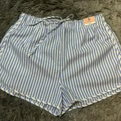 Short de Rayas Azul