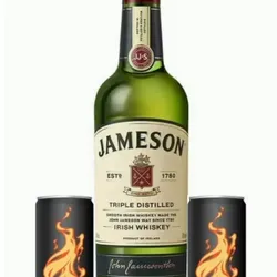 WHISKY JAMESON + 2 ENERGÉTICO 