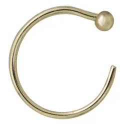 Pirceng de argolla de nariz 