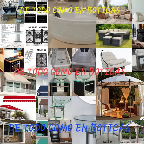 En nuestra tienda encontrarás todo lo que necesitas para renovar y equipar tu casa con estilo, calidad y buenos precios.
Trabajamos con productos duraderos, modernos y pensados para que tu hogar luzca cómodo, elegante y funcional.