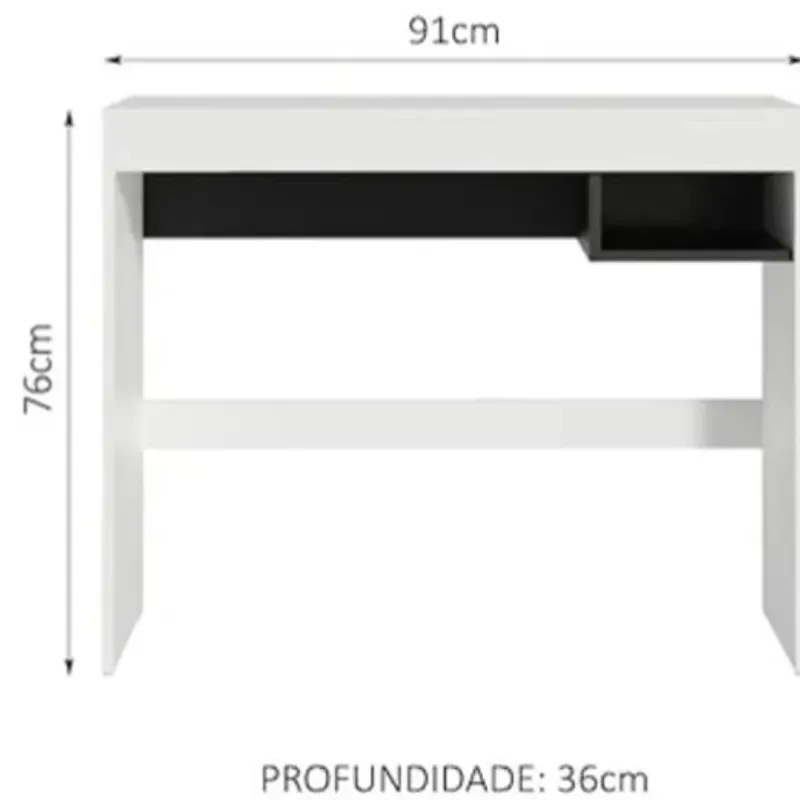 Escritorio moderno con nicho