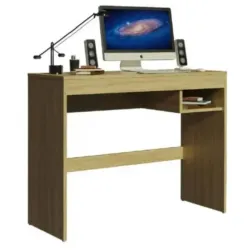 Escritorio moderno con nicho