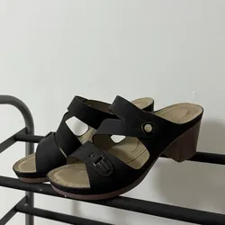 Sandalias de tacón de plástico #38-39