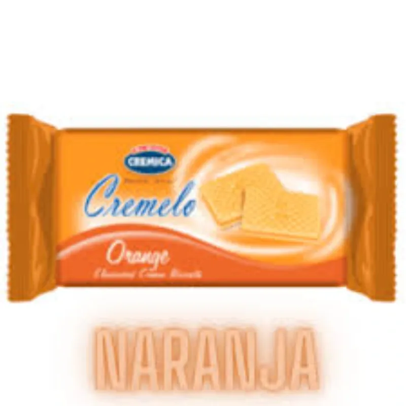 Galletas Cremelo sabor naranja