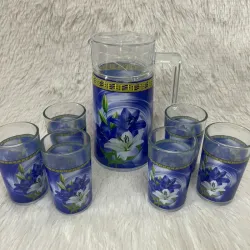 Juego de jarra con vasos