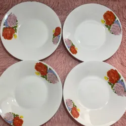 Juego de 4 platos hondos medianos