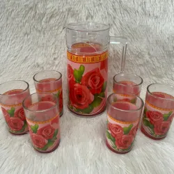 Juego de jarra con vasos