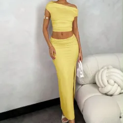 Conjunto amariilo de mujer