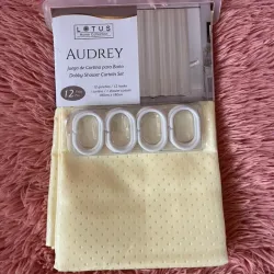 Cortina de baño color entero 