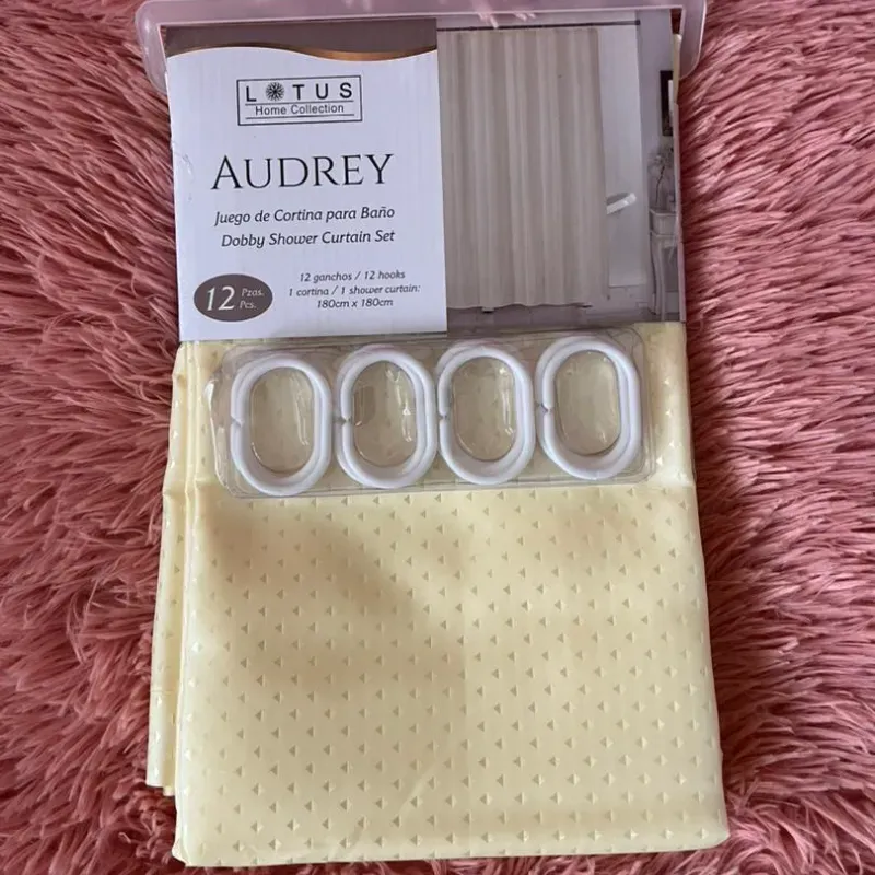 Cortina de baño color entero 