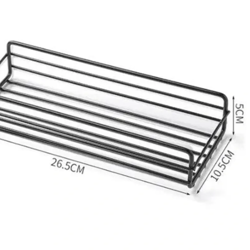 Repisa metálica para baño o cocina