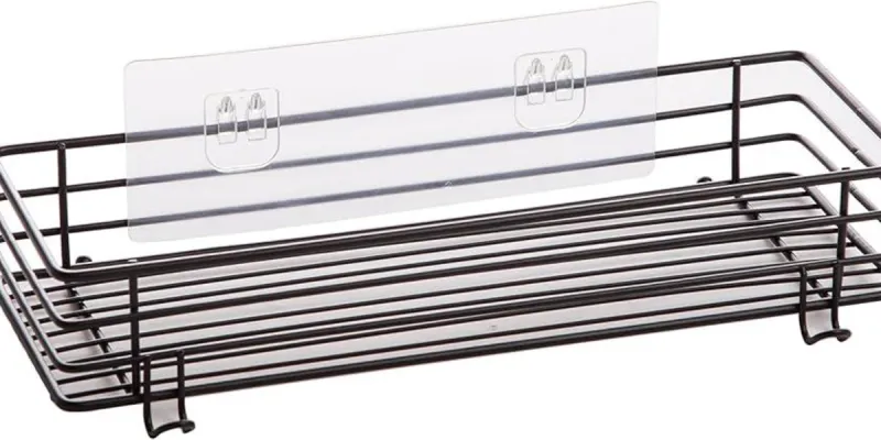 Repisa metálica para baño o cocina