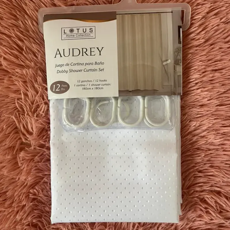 Cortina de baño color entero 