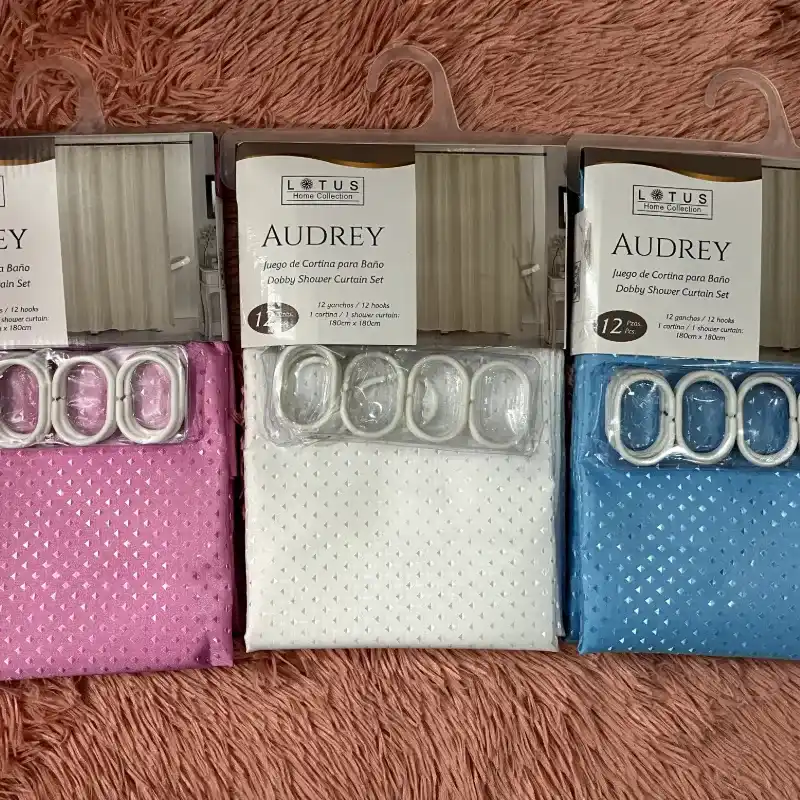 Cortina de baño color entero 